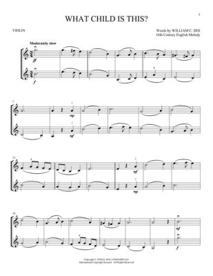 what child is this violin sheet music playing such a melancholic tune?